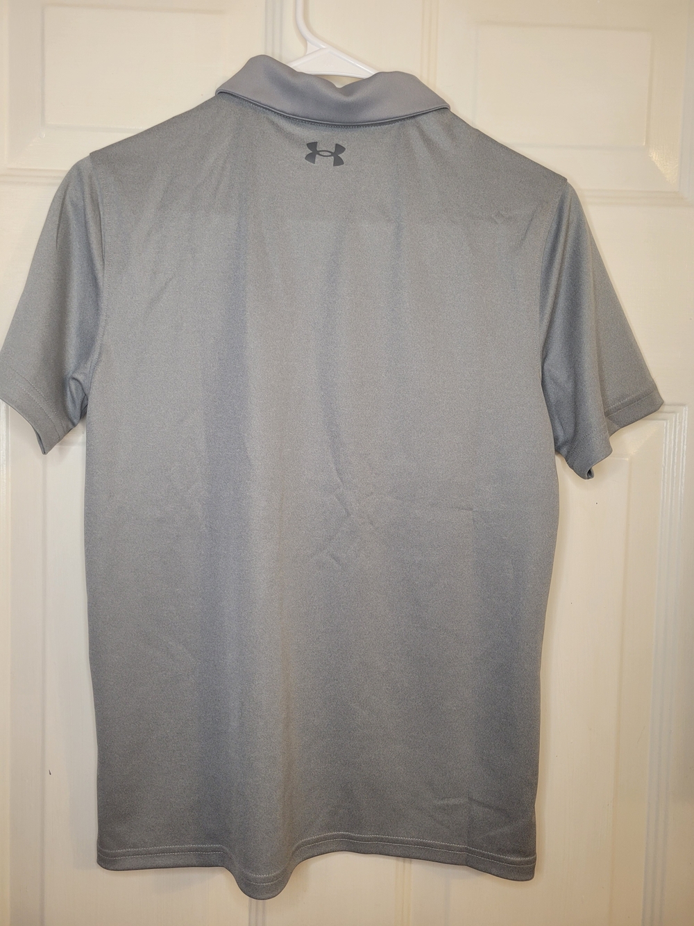 Under Armour Boy’s Gray Performance Polo - Picture 8 of 9